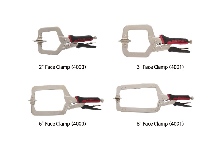 #4000, #4001, #4002, #4003 페이스 클램프 (Face clamp)